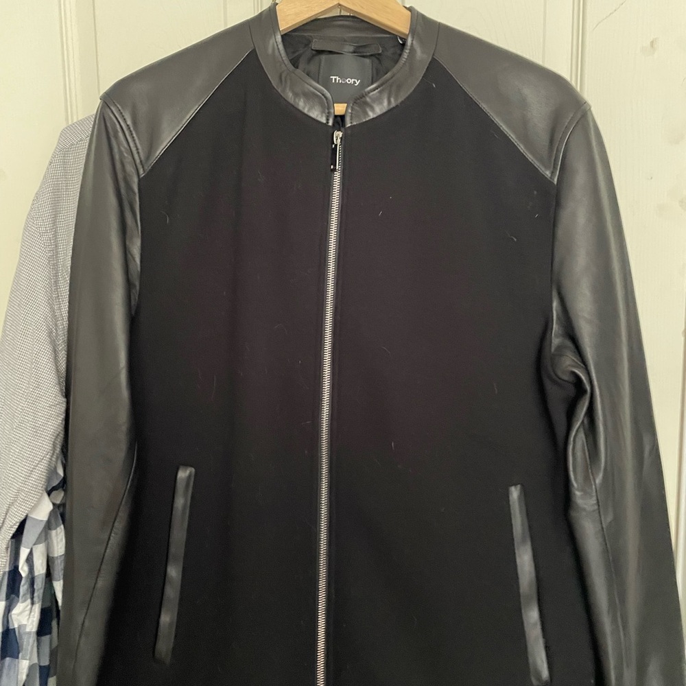 Theory Wool/Leather Jacket